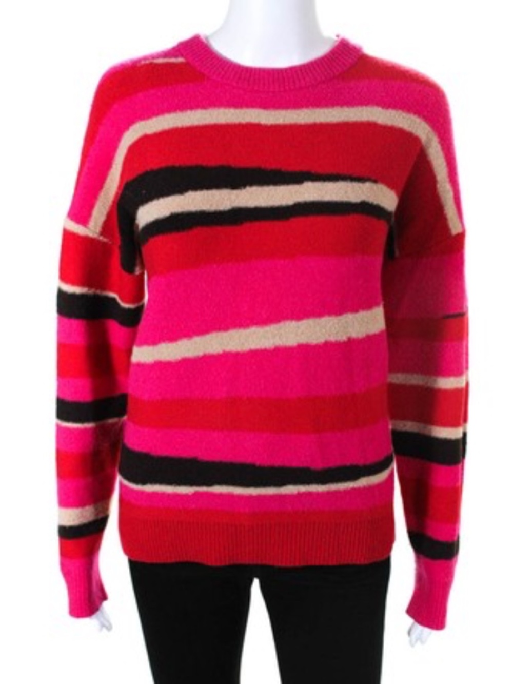Diane von Furstenberg DVF Dune Striped Sweater Size XS